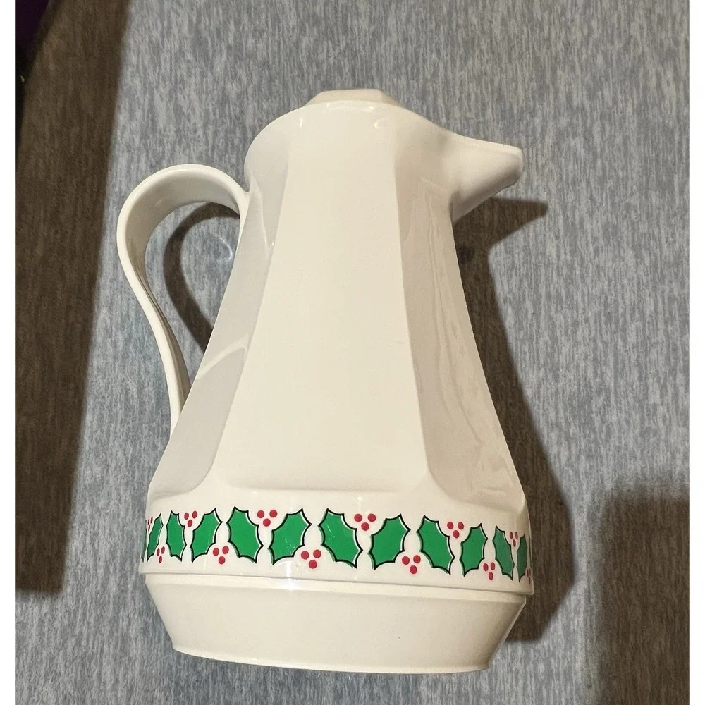 Thermos Coffee Butler Carafe 4308 Holiday Tree Design 32oz Vintage Serving Party